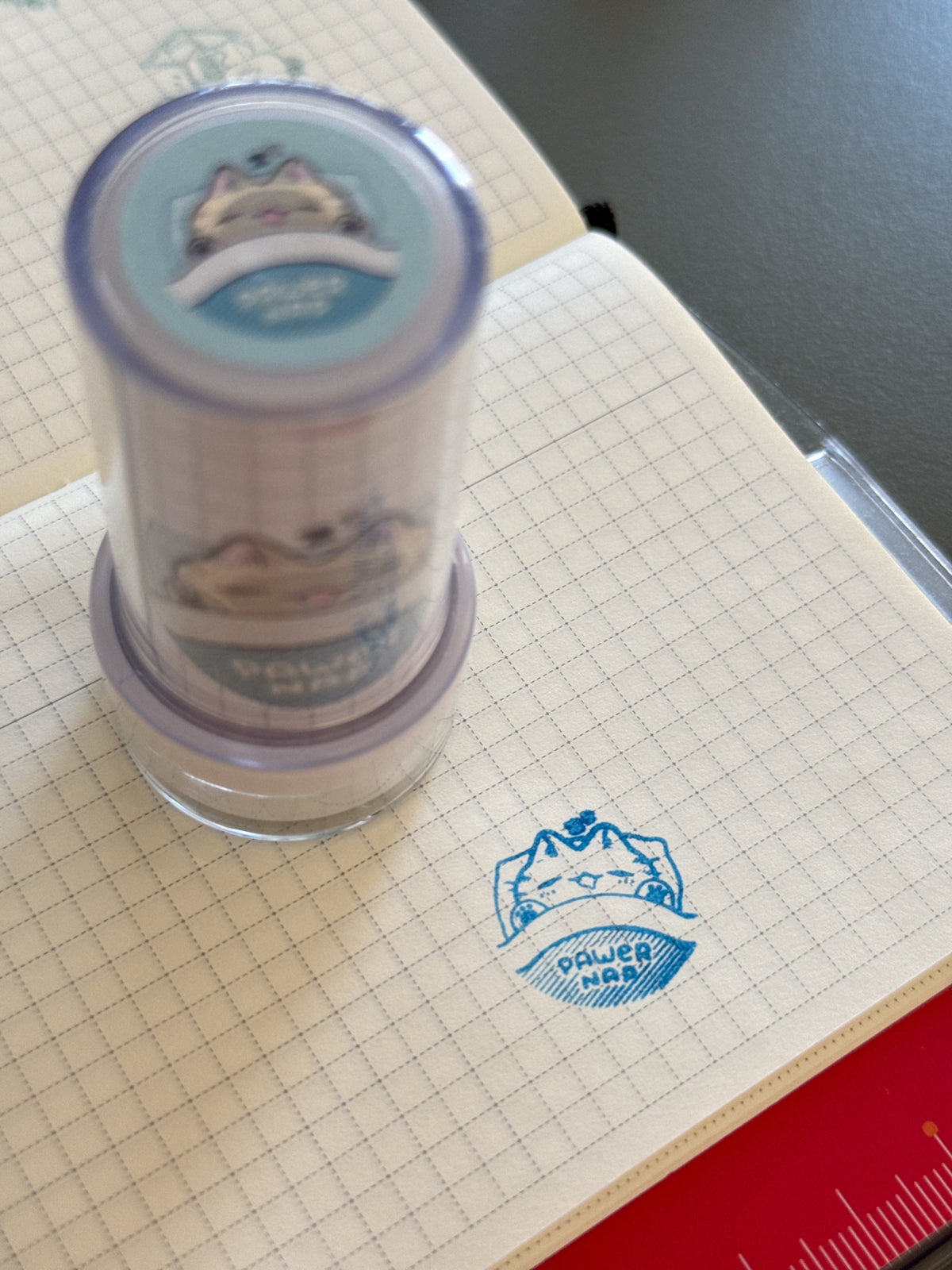 pawer nap - refillable ink stamp