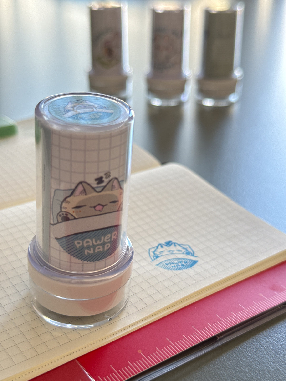 pawer nap - refillable ink stamp