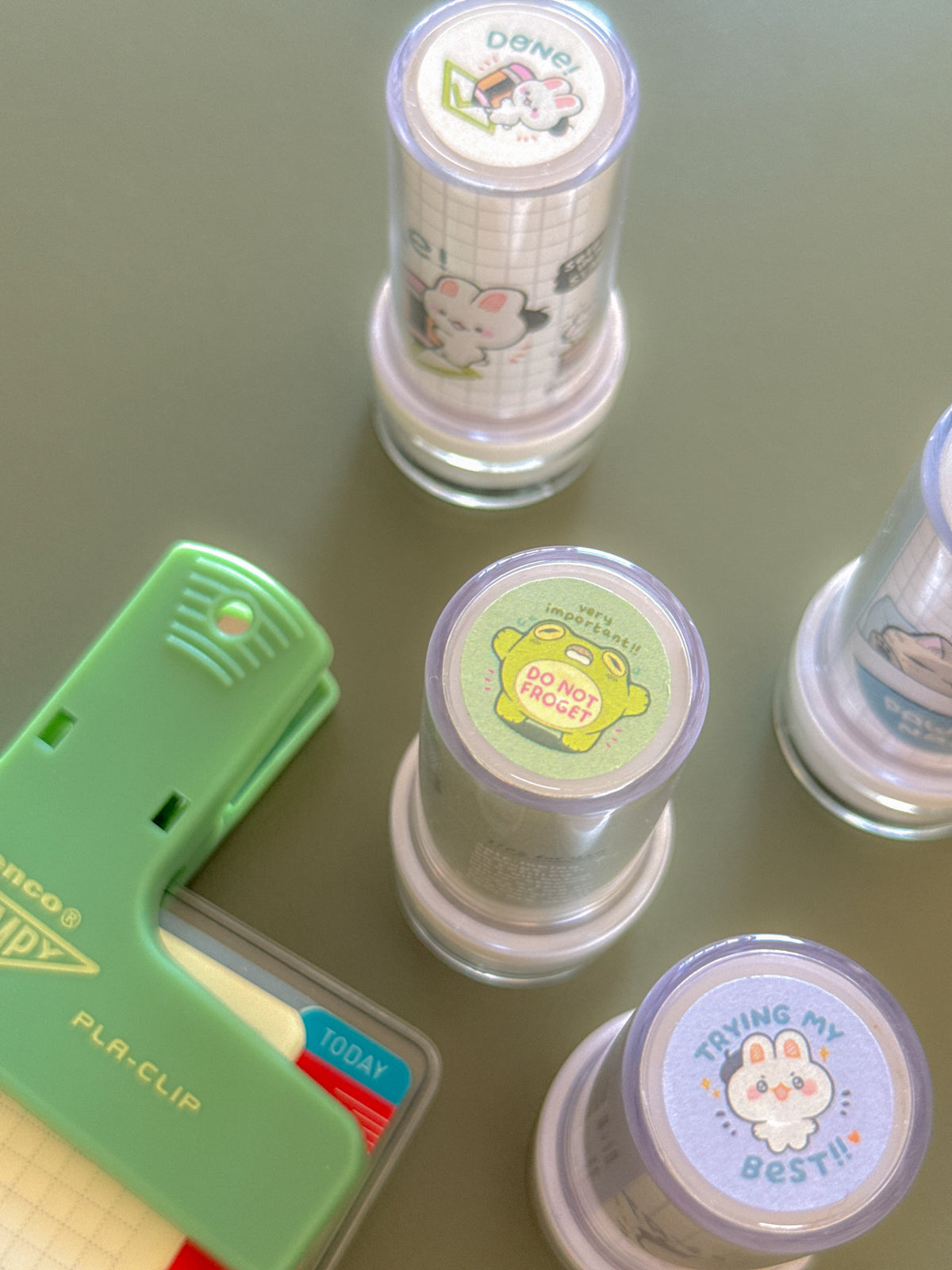 do not froget - refillable ink stamp