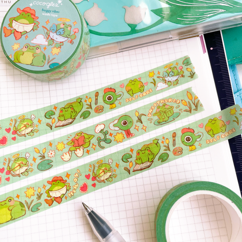 Froggy Vibes - Washi tape