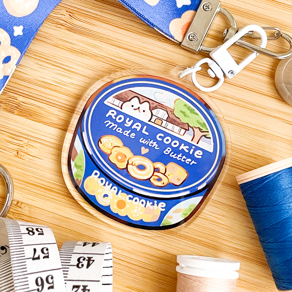 Danish cookie - Lanyard keychain (B grade acrylic)