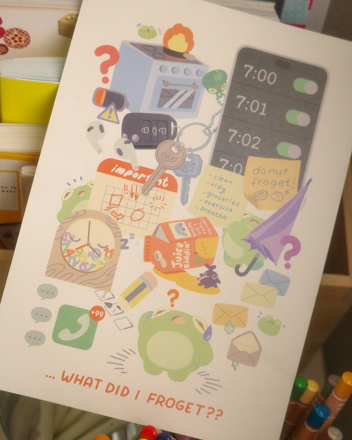 "what did I froget" - print