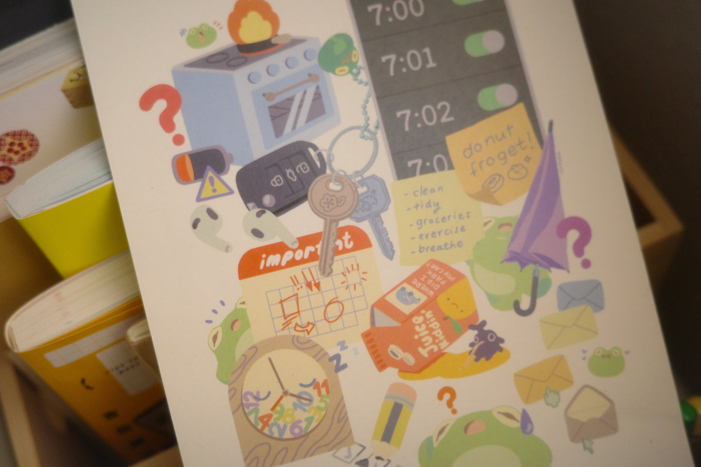 "what did I froget" - print