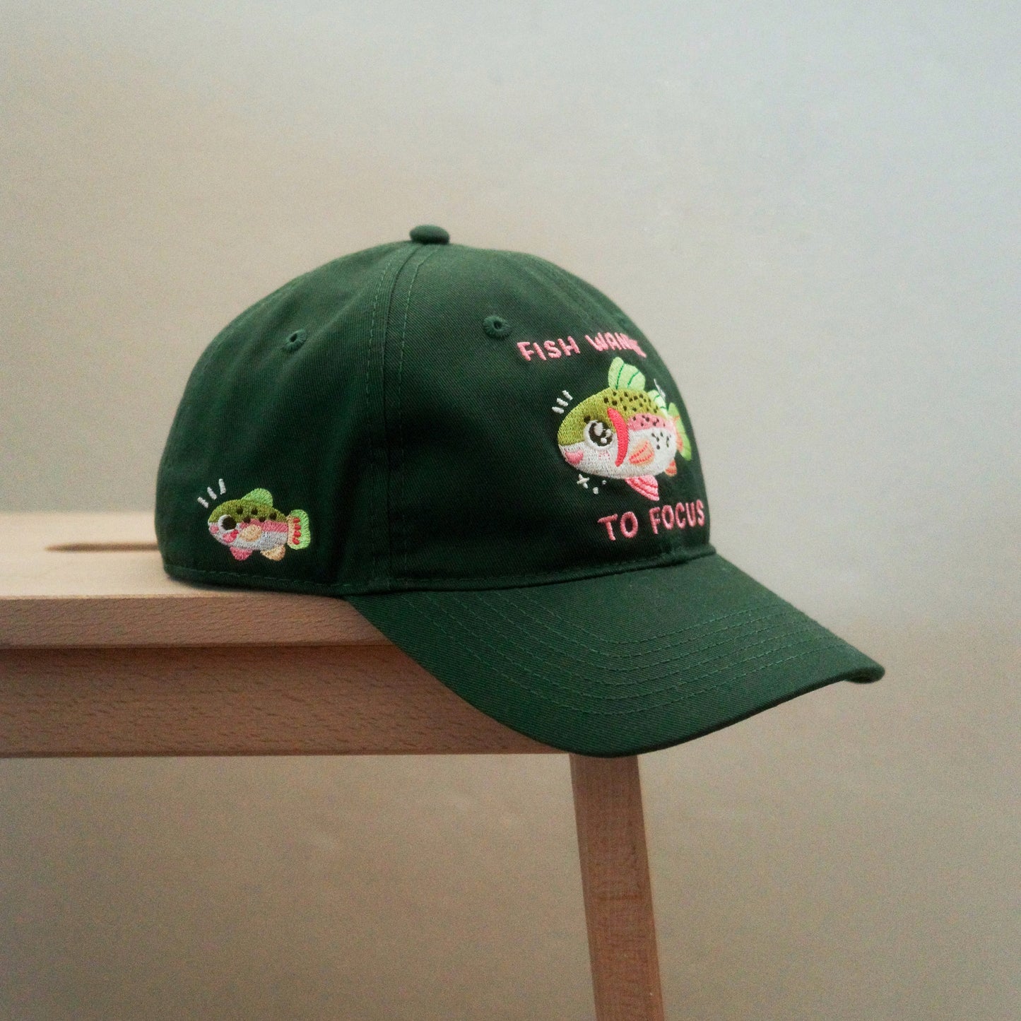 "fish want me to focus" - cap