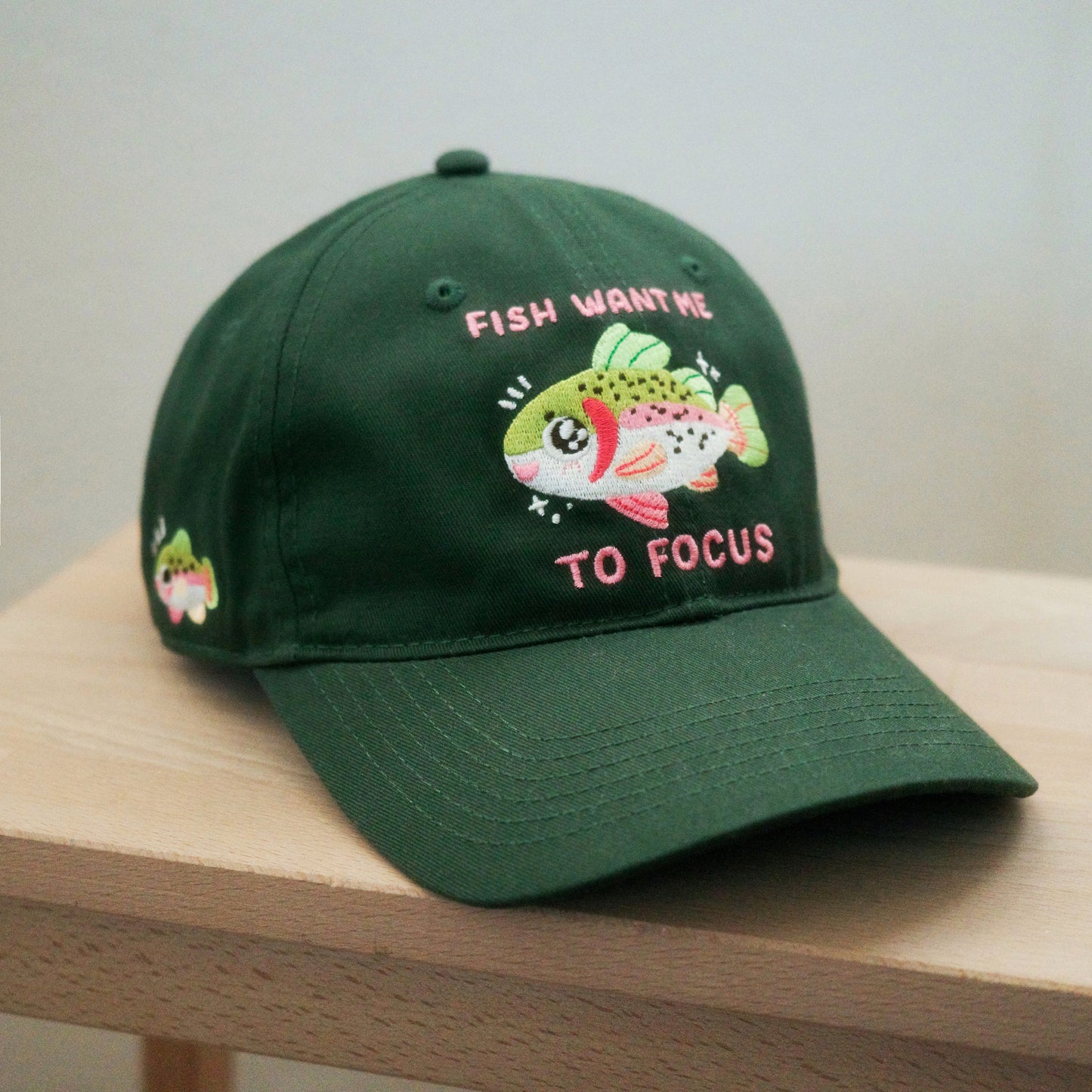 "fish want me to focus" - cap