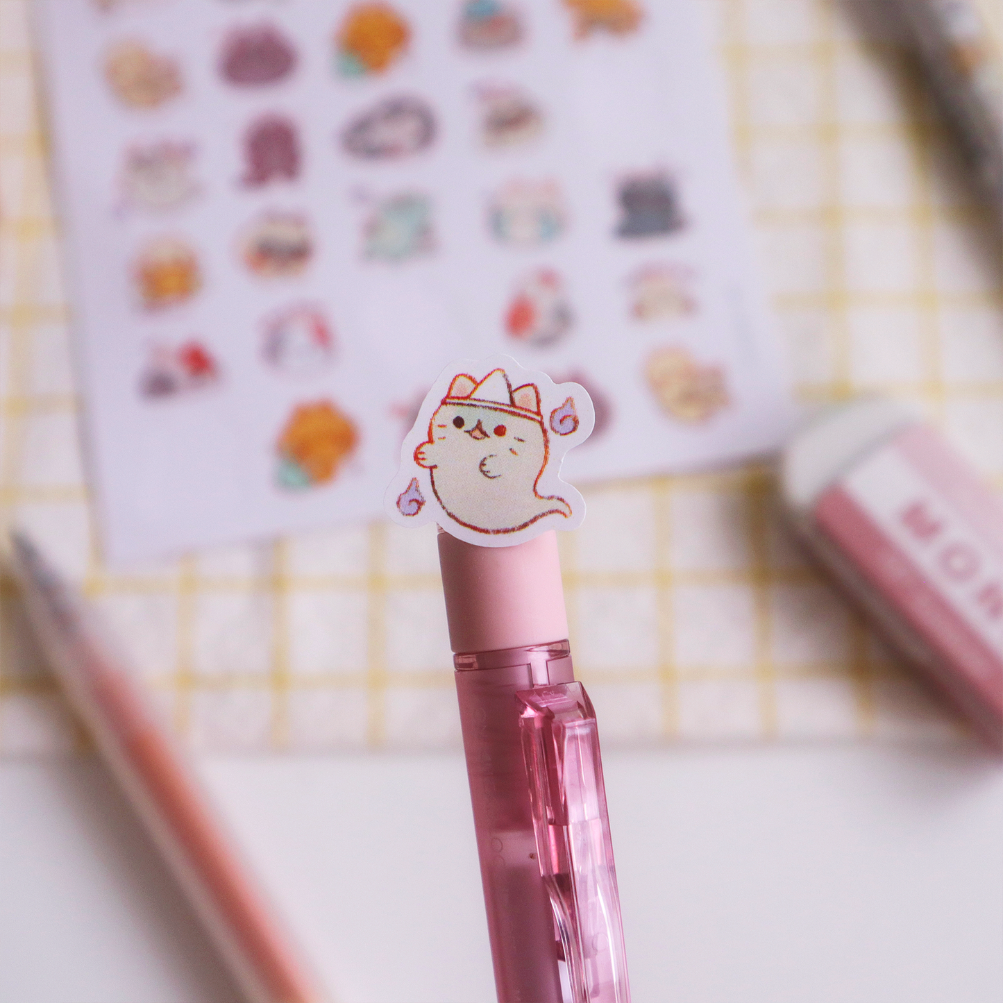 cat moods - sticker sheet