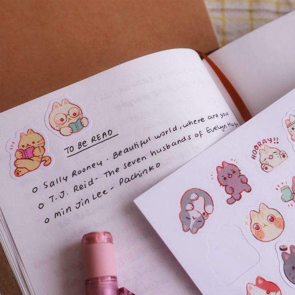 Cat moods - Sticker sheet