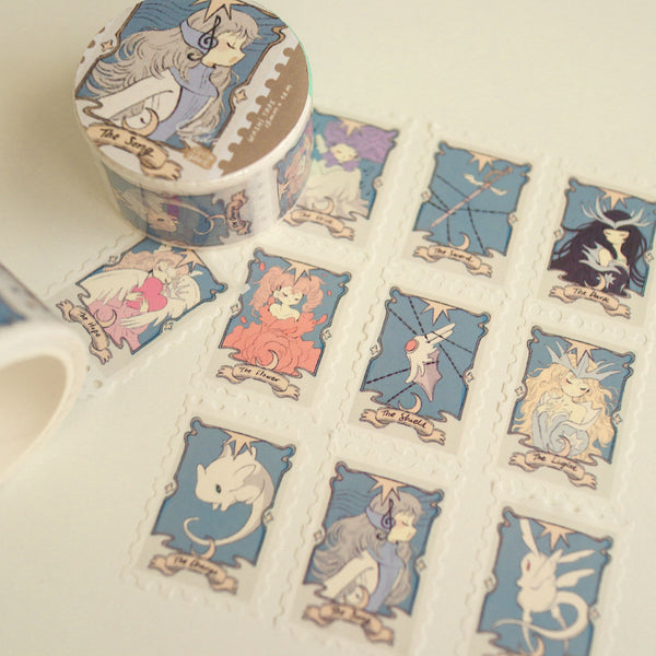 Sakura Clow Cards - Stamp washi tape