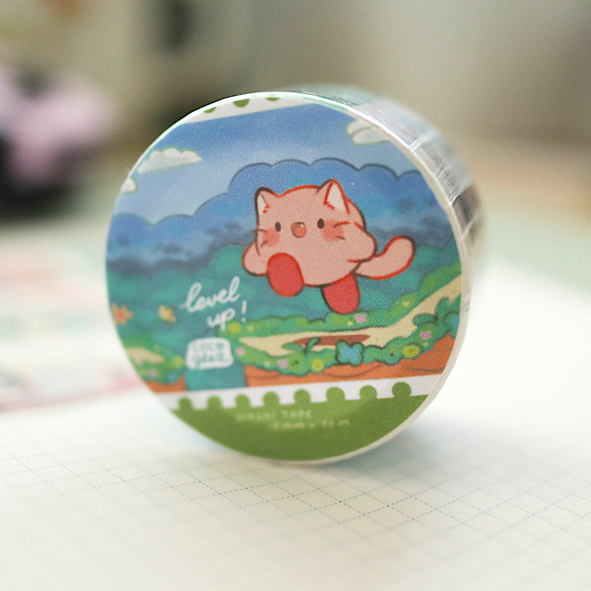 level up!  - stamp washi tape