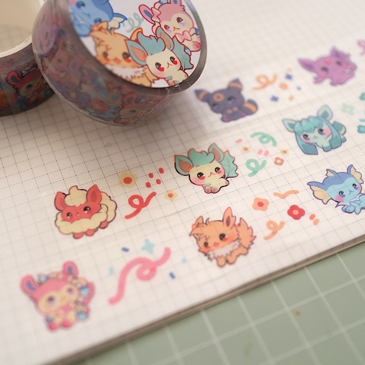 eeveelutions - clear tape