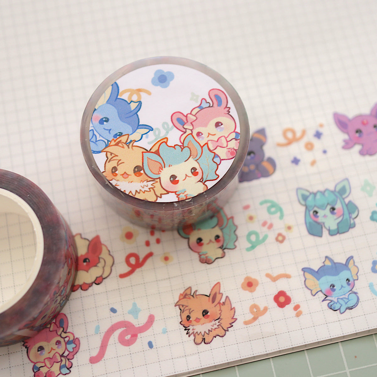eeveelutions - clear tape