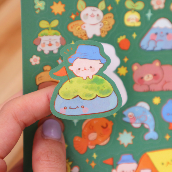 Happy Camper - Sticker sheet