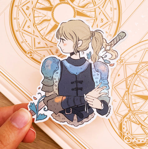 Knightess - Vinyl sticker