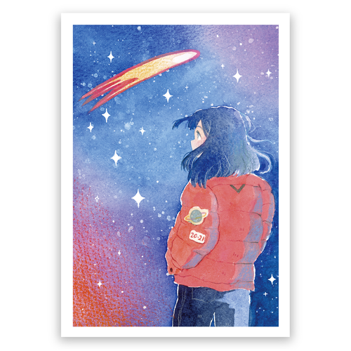 Shooting star - Fine art print