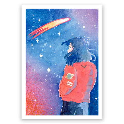 Shooting star - Fine art print