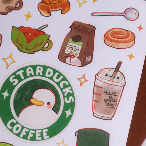 Starducks Coffee - Sticker sheet