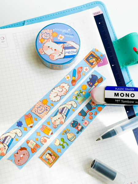 Stationery Cats (Stationyary) - Washi tape