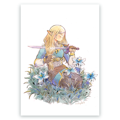 Zelda - Fine art print